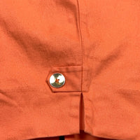 Cato Woman Orange Bermuda Shorts Plus Size 18W Cotton Stretch Gold Button Detail — photo 12 of 13
