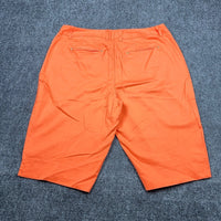 Cato Woman Orange Bermuda Shorts Plus Size 18W Cotton Stretch Gold Button Detail — photo 3 of 13
