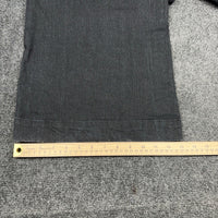 Ashley Stewart Wide Leg Jeans Black Dark Wash Plus Size 18W High Rise Denim — photo 10 of 10