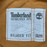 Timberland Mens XXL Relaxed Fit Long Sleeve All Over Logo T-Shirt Wheat Tan — photo 5 of 8