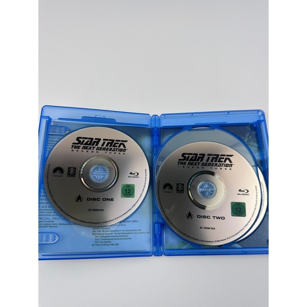 Star Trek The Next Generation Season 3 Blu-ray 6-Disc Set German Import TNG — photo 7 of 10