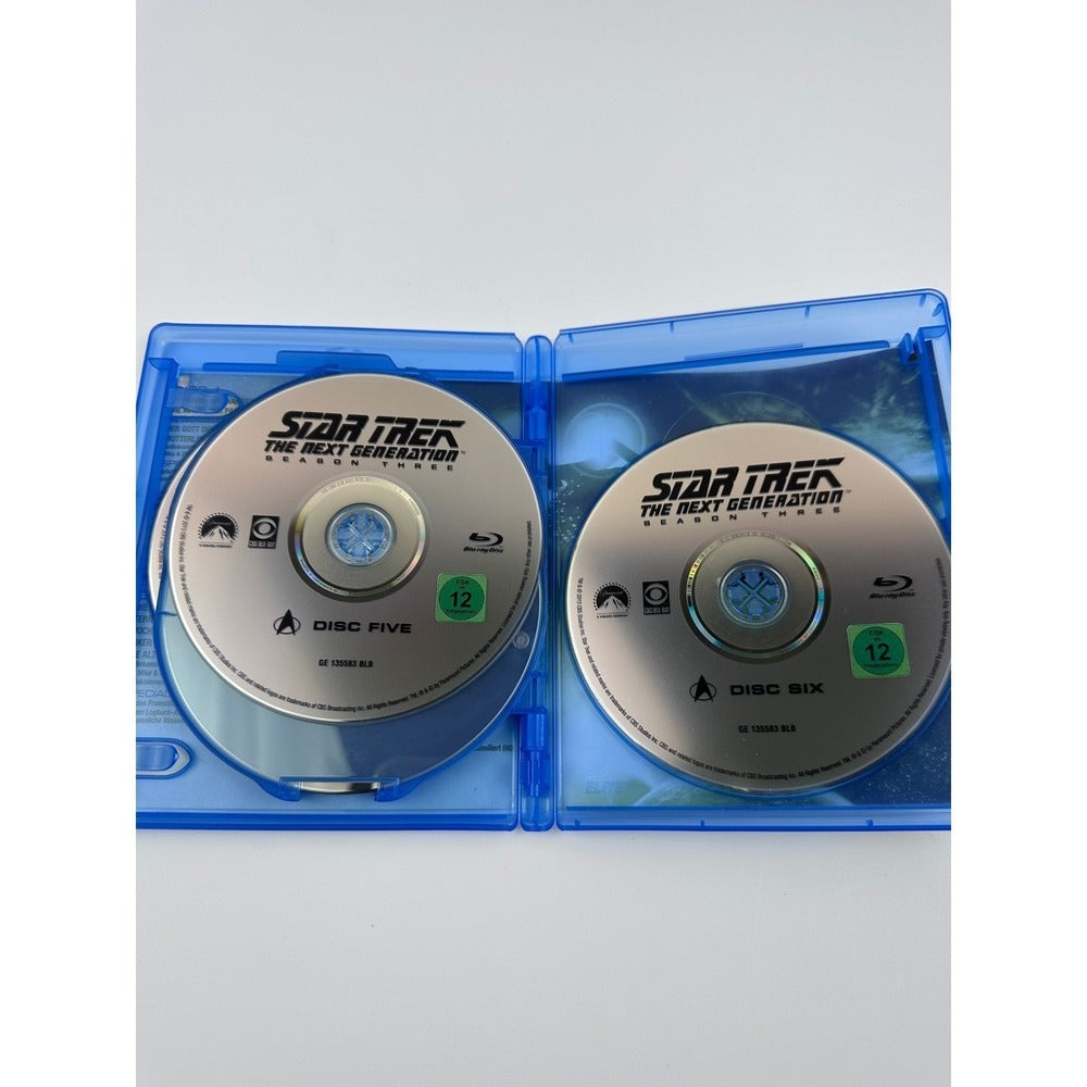 Star Trek The Next Generation Season 3 Blu-ray 6-Disc Set German Import TNG — photo 9 of 10