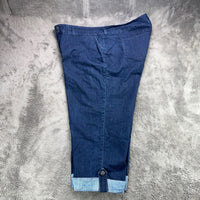 NYDJ Not Your Daughters Jeans 24W Dark Wash Cuffed Capri Denim Pants Made in USA — photo 9 of 13