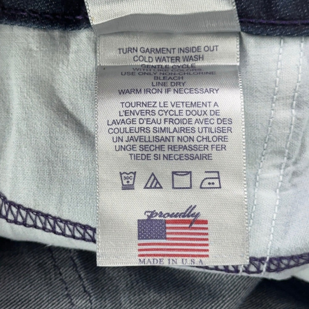 NYDJ Not Your Daughters Jeans 24W Dark Wash Cuffed Capri Denim Pants Made in USA — photo 11 of 13