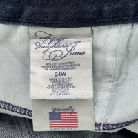NYDJ Not Your Daughters Jeans 24W Dark Wash Cuffed Capri Denim Pants Made in USA — photo 10 of 13