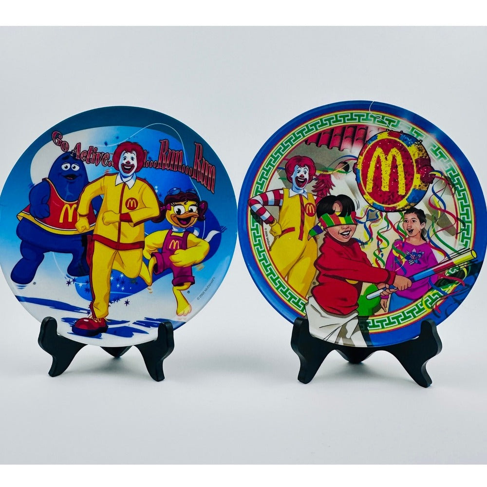 Vintage 2005‎ 2006 McDonald's Melamine Plates Ronald McDonald Grimace Birdie Set — photo 4 of 6