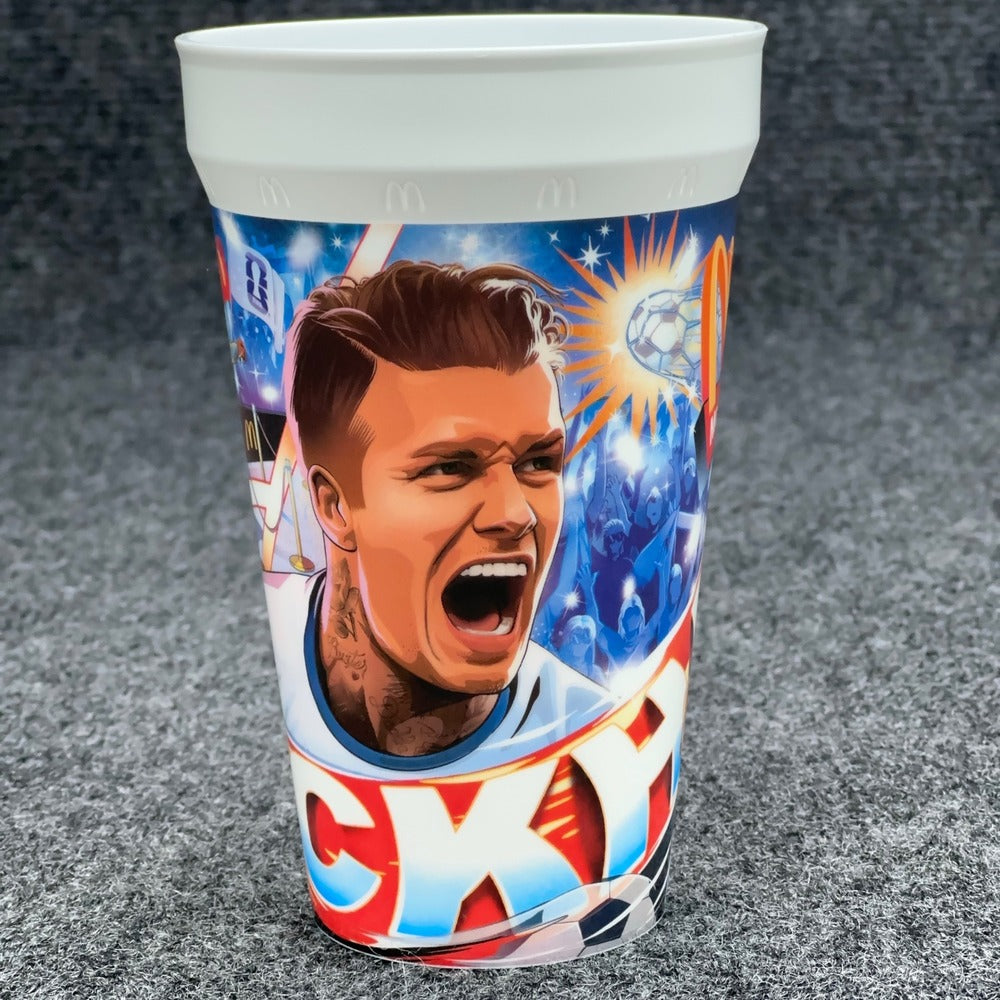 McDonalds 2006 FIFA World‎ Cup David Beckham Plastic Souvenir Cup Collectible — photo 2 of 7