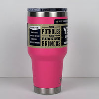 YETI Rambler 30 oz Travel Mug Tropical Pink Stronghold‎ Lid Handle GS9501-1