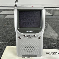 Jensen JTFT-250‎ 2.5 Inch TFT LCD Color TV Silver Portable Handheld Television