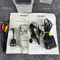 Jensen JTFT-250‎ 2.5 Inch TFT LCD Color TV Silver Portable Handheld Television