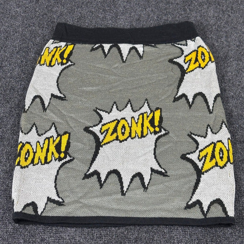Alice Moon by Moon Collection ZONK Comic Pop Art Mini Skirt Womens S Acrylic — photo 2 of 10