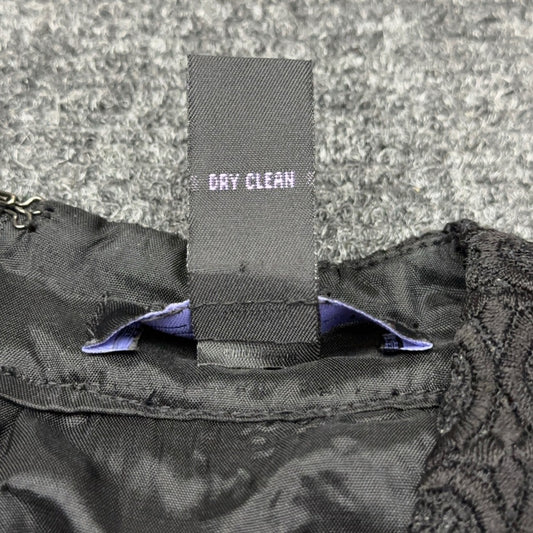 Context Petite Jet Black Lace Sleeveless Shift Dress 16P Jewel Neck 41614 NWT — photo 6 of 9