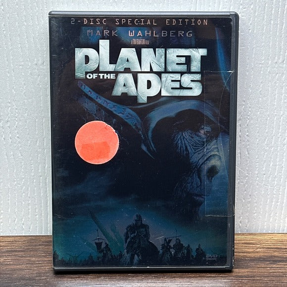 Planet of the Apes DVD 2-Disc Special Edition Mark Wahlberg Tim Burton 2001
