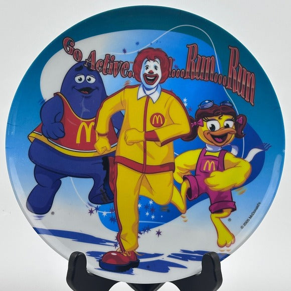 Vintage 2005‎ 2006 McDonald's Melamine Plates Ronald McDonald Grimace Birdie Set — photo 1 of 6