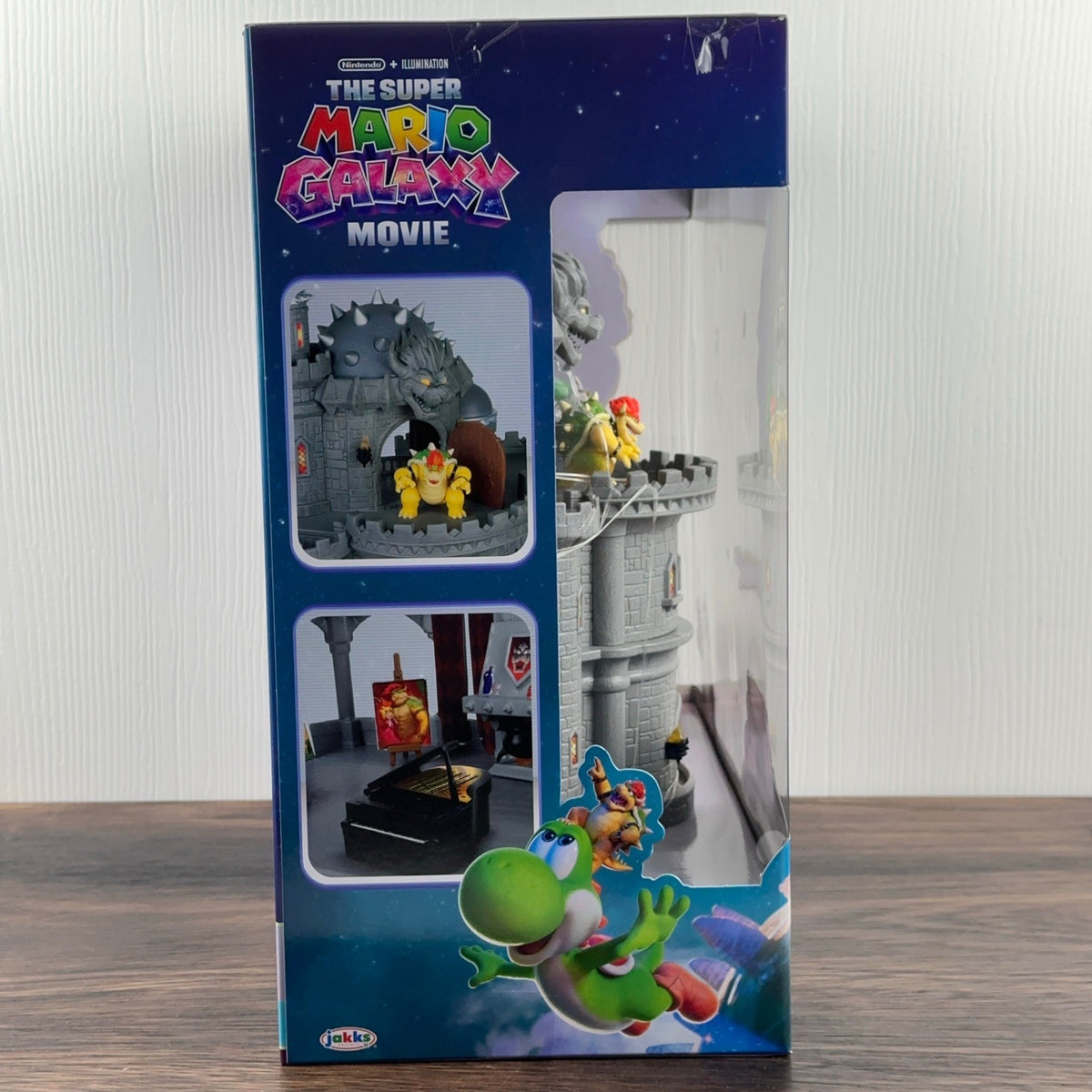 The Super Mario Galaxy Movie Deluxe Bowser Castle Playset Jakks Pacific Figure