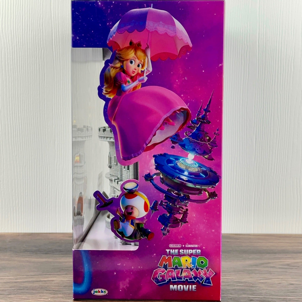 The Super Mario Galaxy Movie Deluxe Bowser Castle Playset Jakks Pacific Figure
