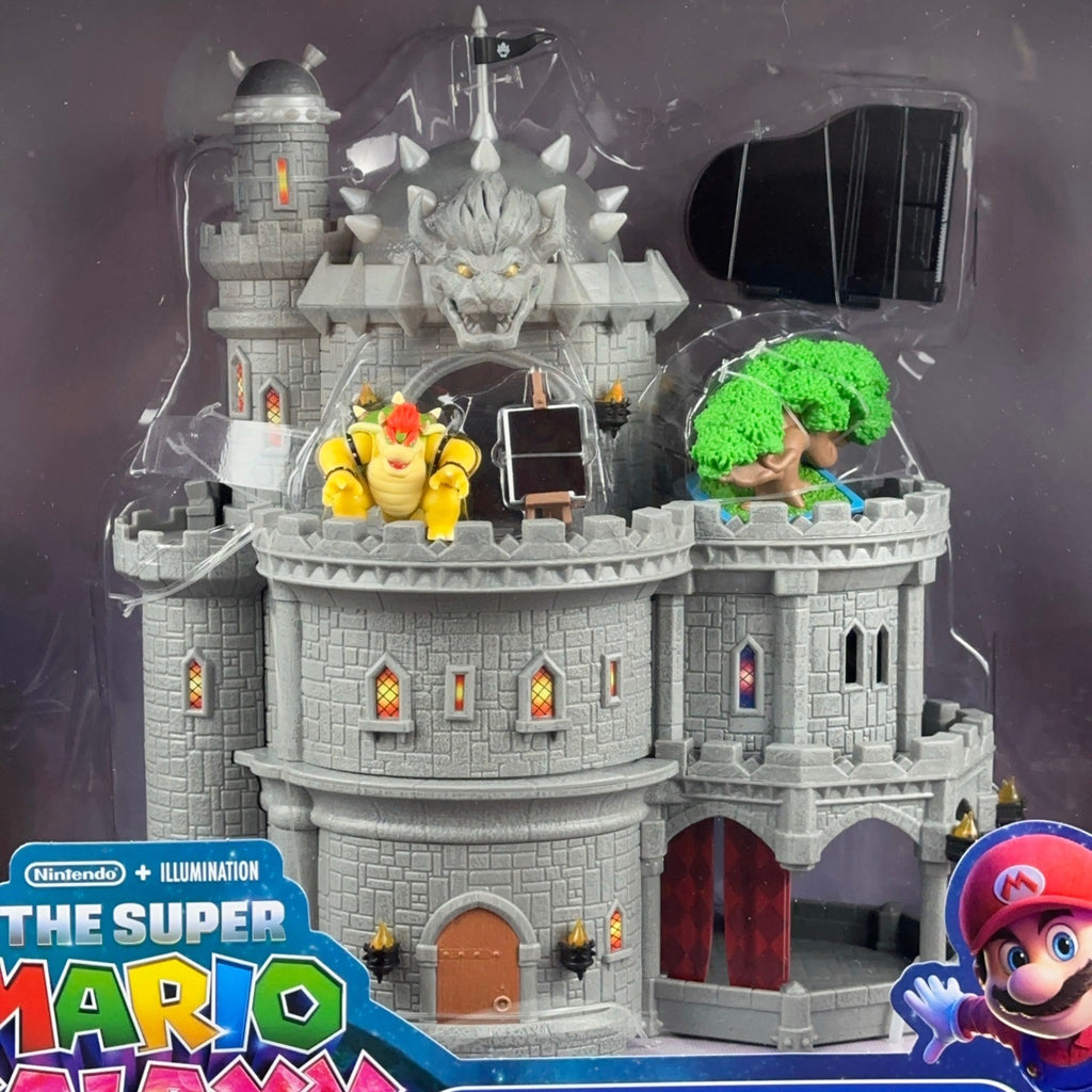 The Super Mario Galaxy Movie Deluxe Bowser Castle Playset Jakks Pacific Figure