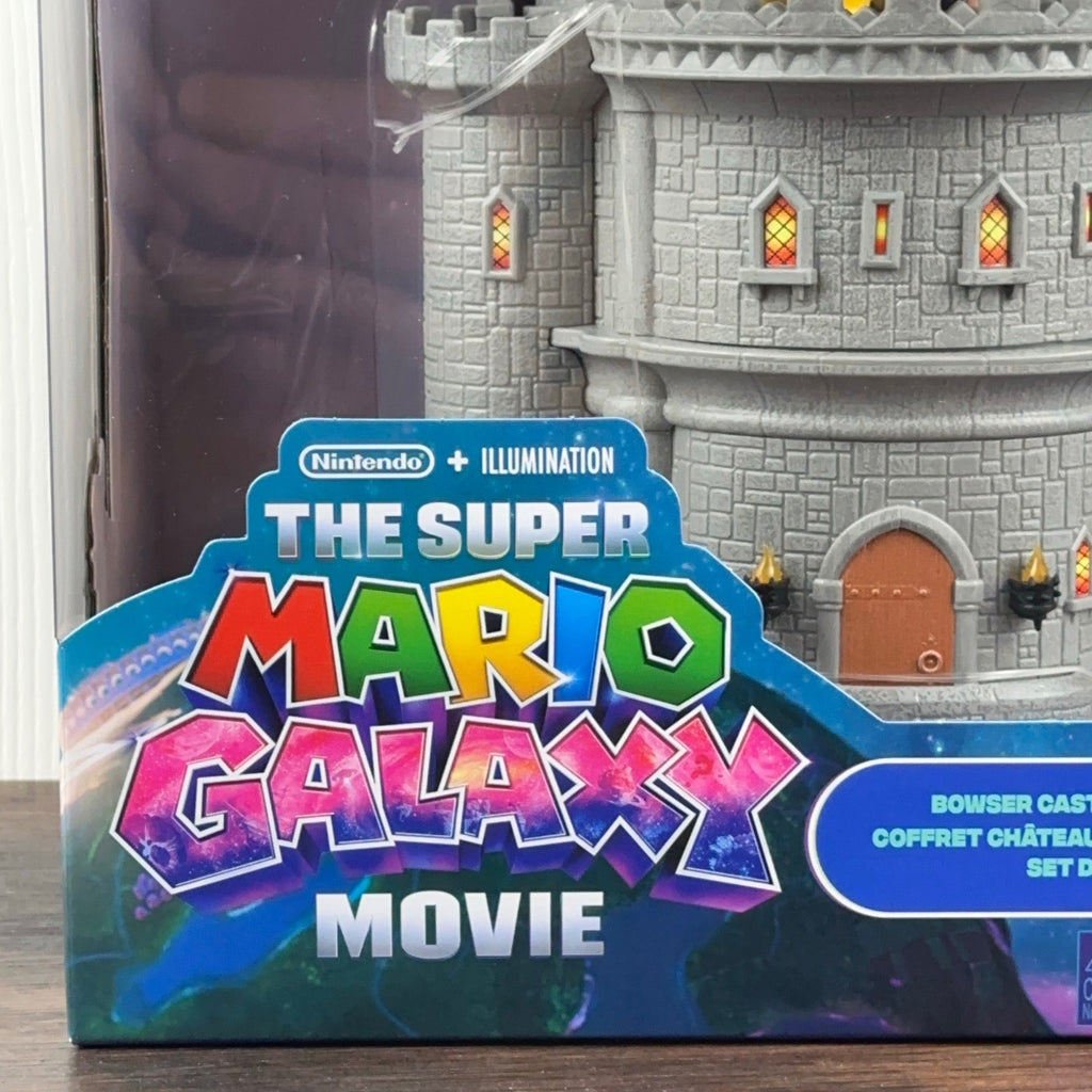 The Super Mario Galaxy Movie Deluxe Bowser Castle Playset Jakks Pacific Figure