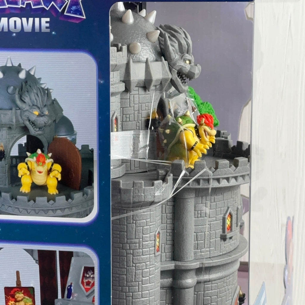 The Super Mario Galaxy Movie Deluxe Bowser Castle Playset Jakks Pacific Figure