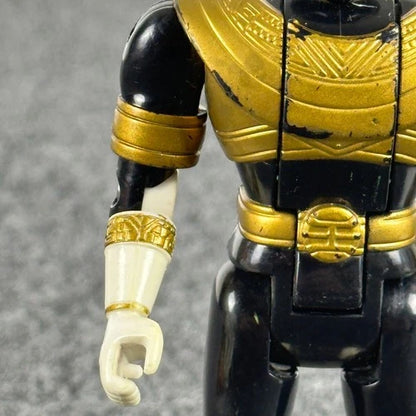 Vintage 1996 Bandai Power Rangers Zeo Gold Ranger Flip Head Action Figure 5 inch