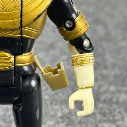 Vintage 1996 Bandai Power Rangers Zeo Gold Ranger Flip Head Action Figure 5 inch