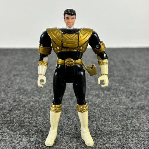 Vintage 1996 Bandai Power Rangers Zeo Gold Ranger Flip Head Action Figure 5 inch