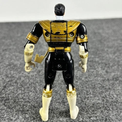 Vintage 1996 Bandai Power Rangers Zeo Gold Ranger Flip Head Action Figure 5 inch