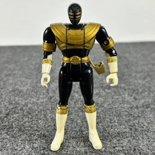 Vintage 1996 Bandai Power Rangers Zeo Gold Ranger Flip Head Action Figure 5 inch